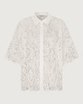 Roxie Lace Shirt | White