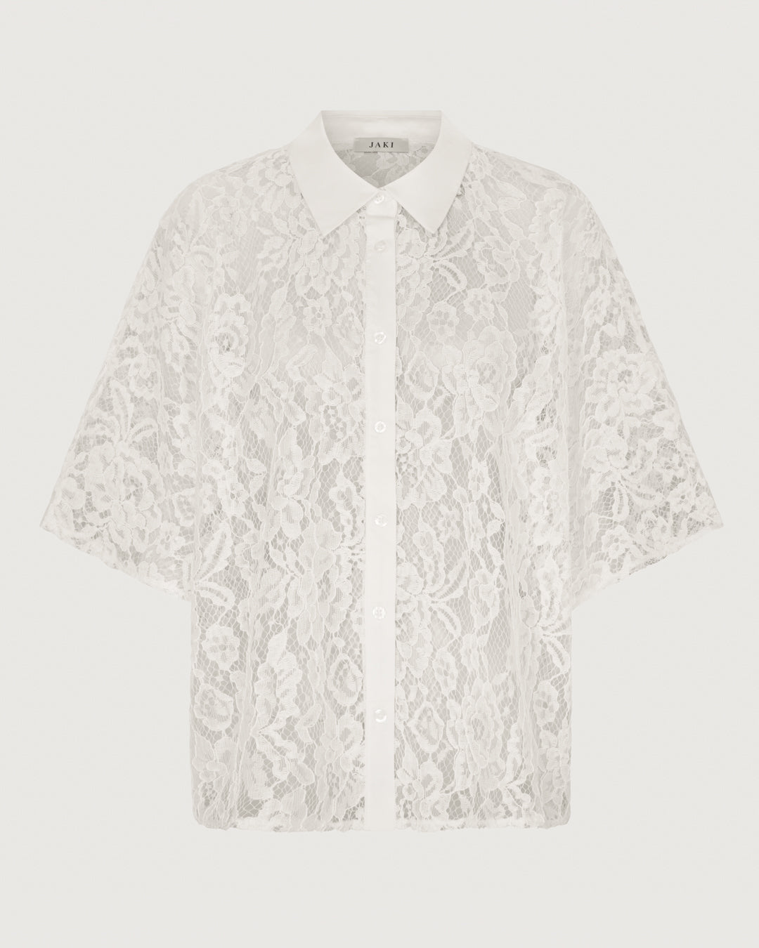 Roxie Lace Shirt | White