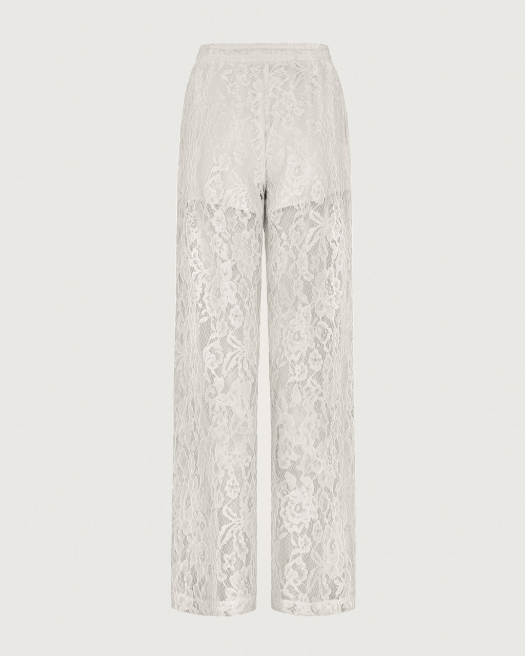 Roxie Lace Trousers | White