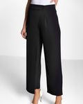 Ophelia Asymmetric Wrap Trousers | Black