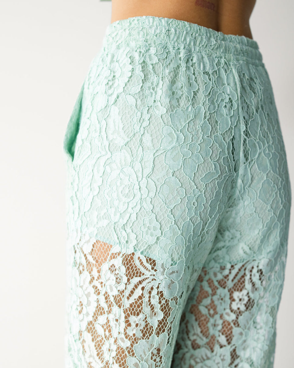 Roxie Lace Trousers | Mint