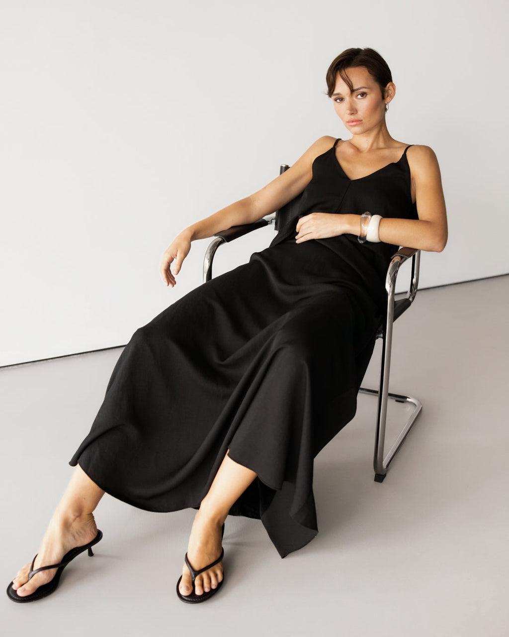 Willa Elastic Waist Skirt | Black