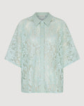 Roxie Lace Shirt | Mint