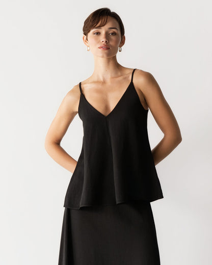 Una Cami Top | Black