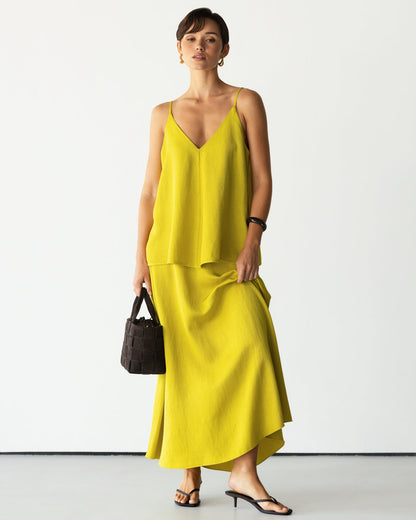 Una Cami Top | Lime