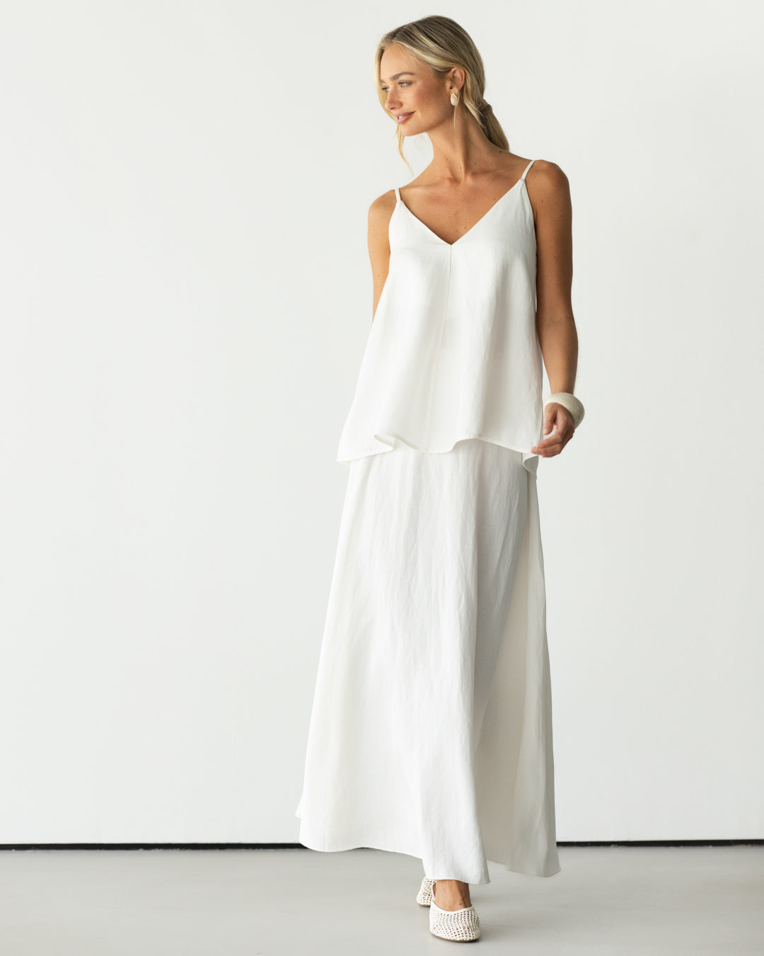 Una Cami Top | White