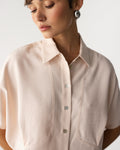 Serena Boxy Shirt | Dusty Pink