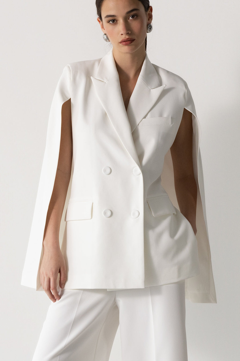 Spencer Tailored Blazer | White