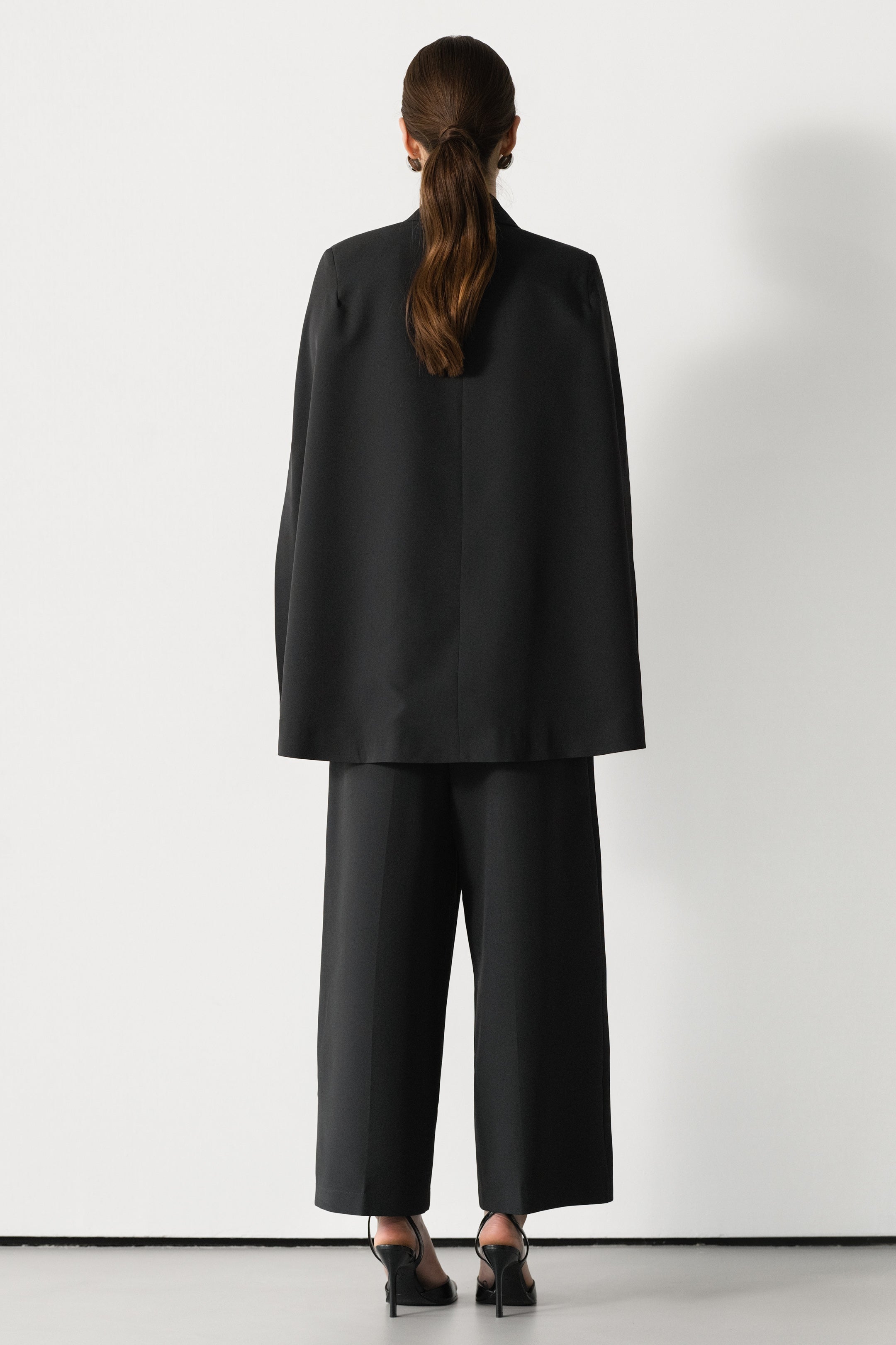 Spencer Tailored Elastic Waist Trousers | Black