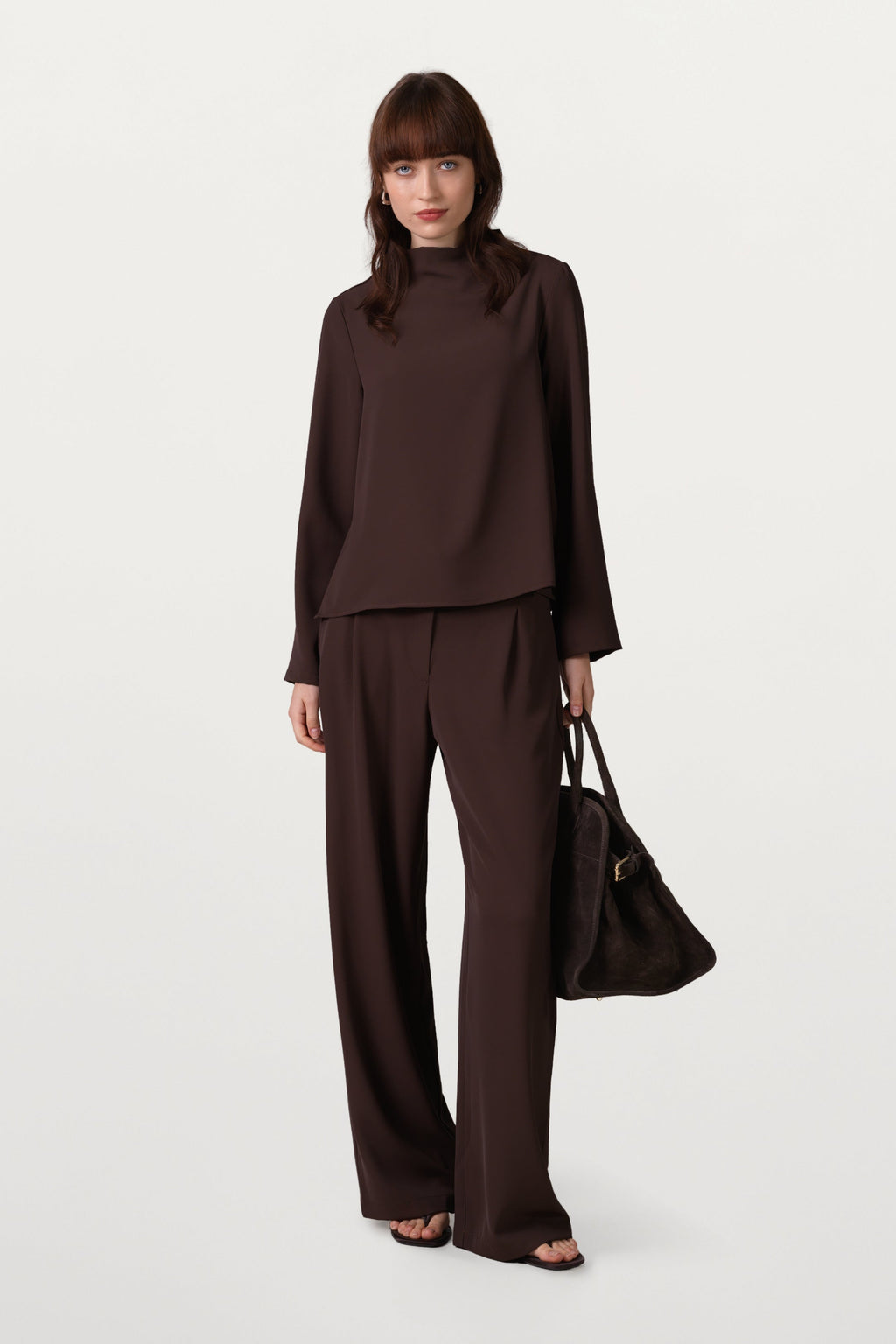 Lana Trousers | Espresso Brown