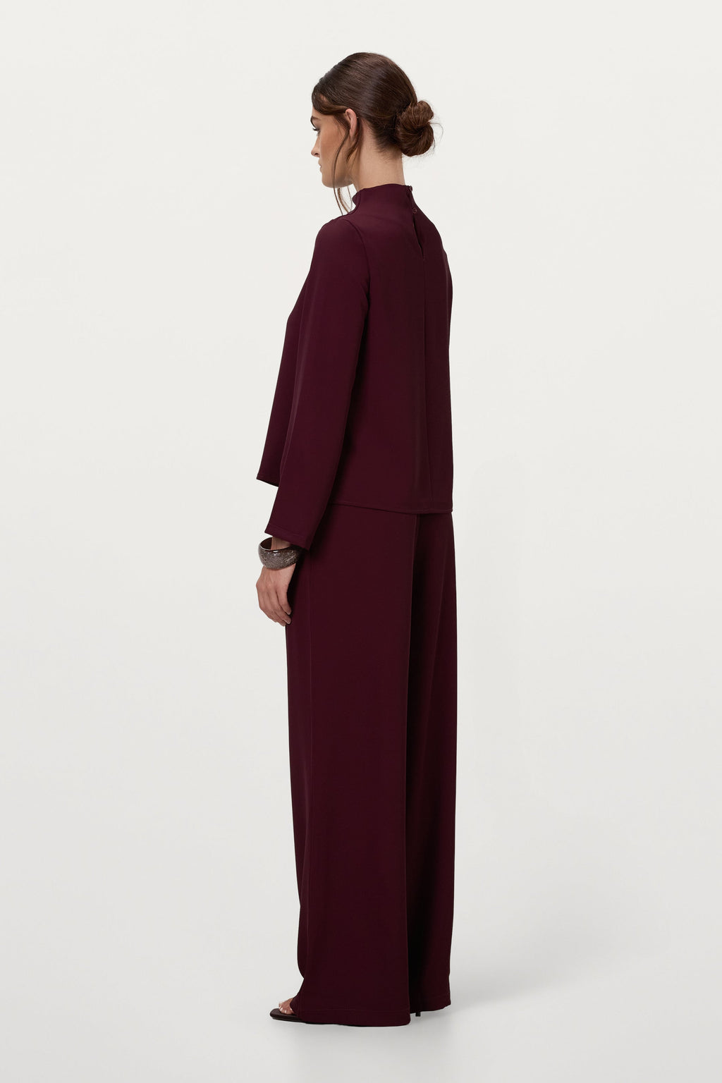 Lana Trousers | Burgundy