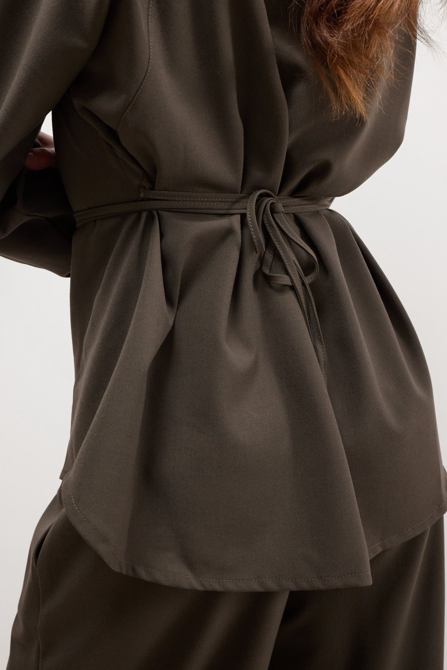 Ellis Tie Waist Shirt | Khaki