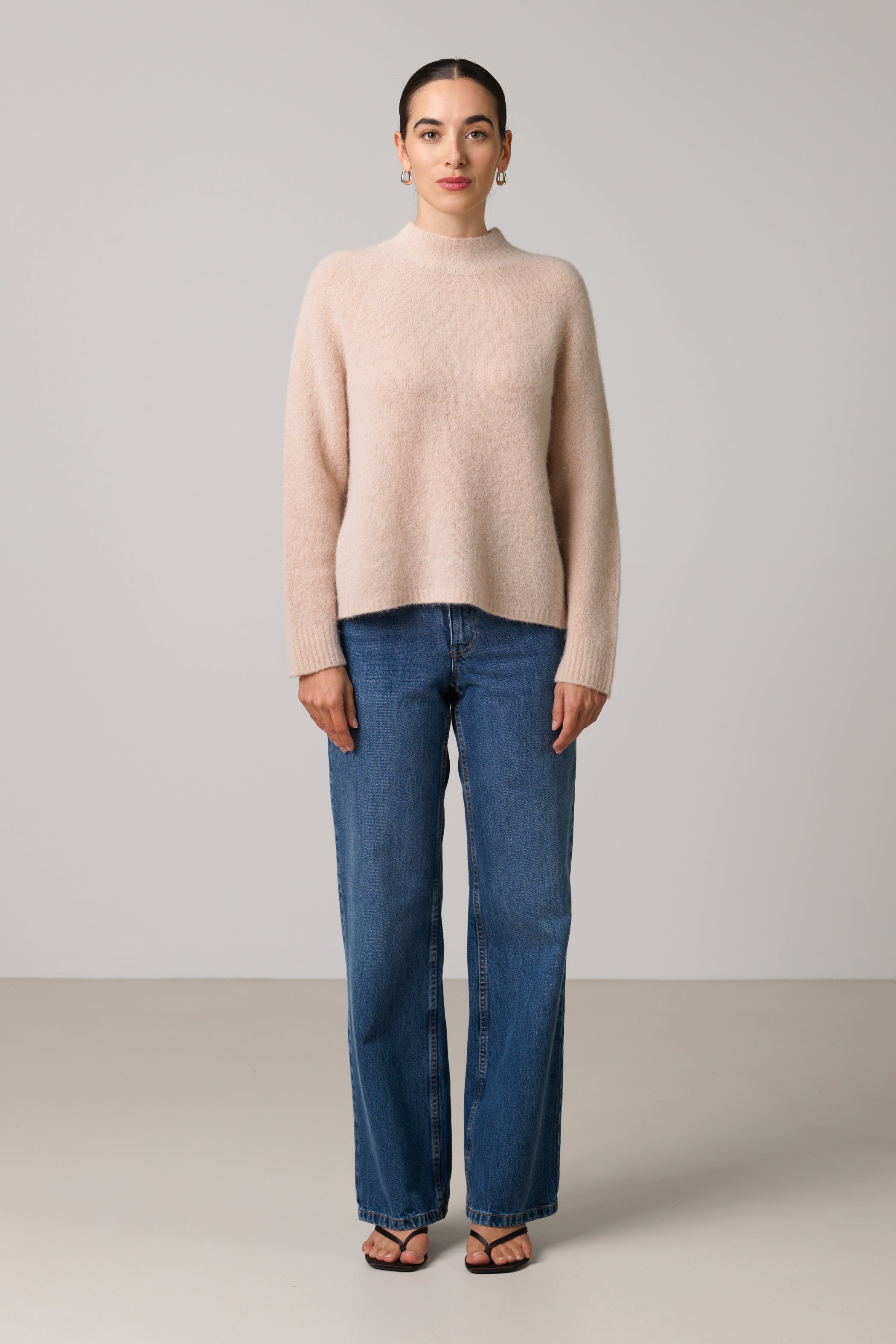 Sienna Sweater | Beige | Alpaca-Wool Blend