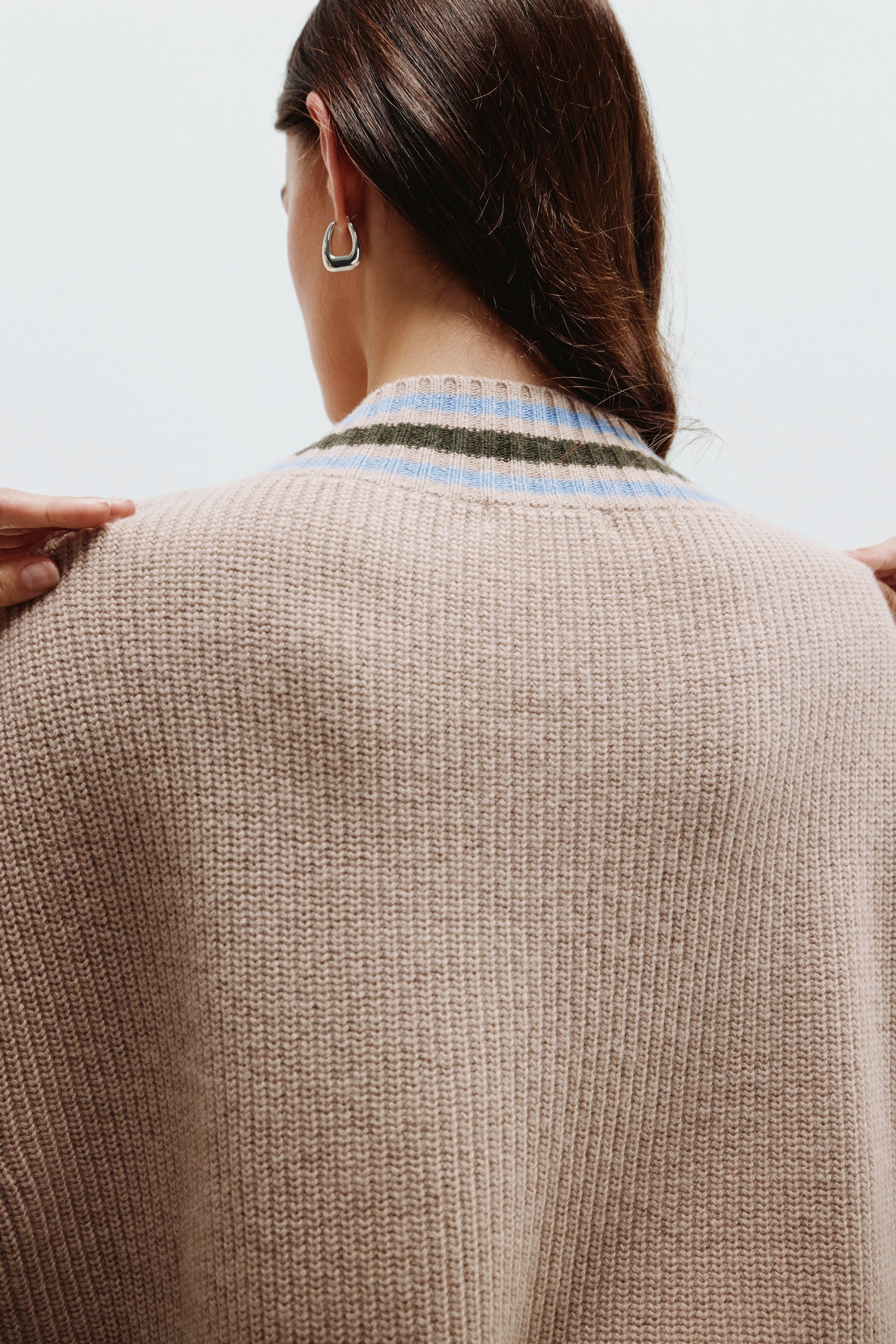 Poppy Knitted Vest | Mocha | Wool-Cashmere Blend