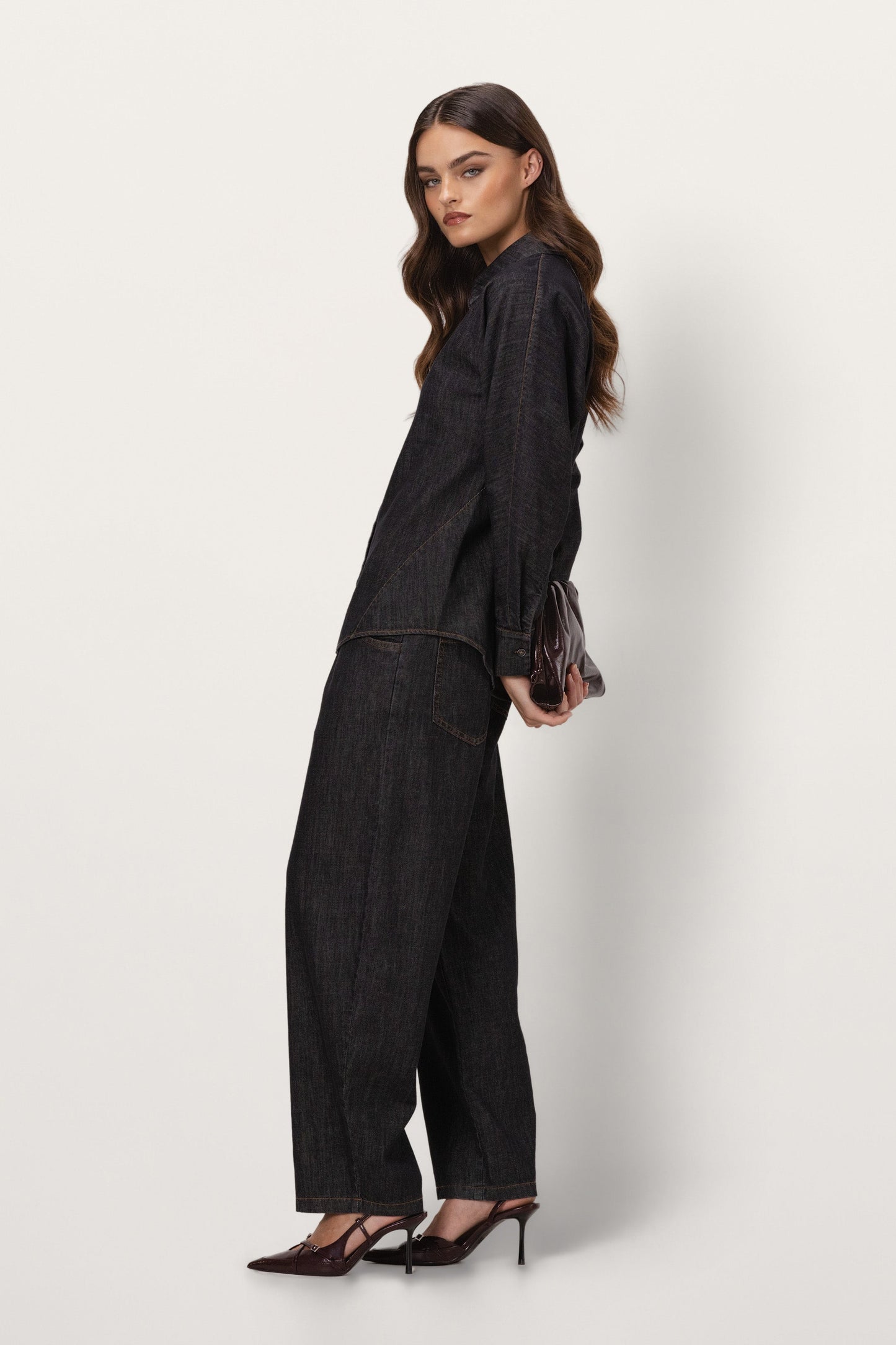 Aspen Button Up Shirt | Dark Denim