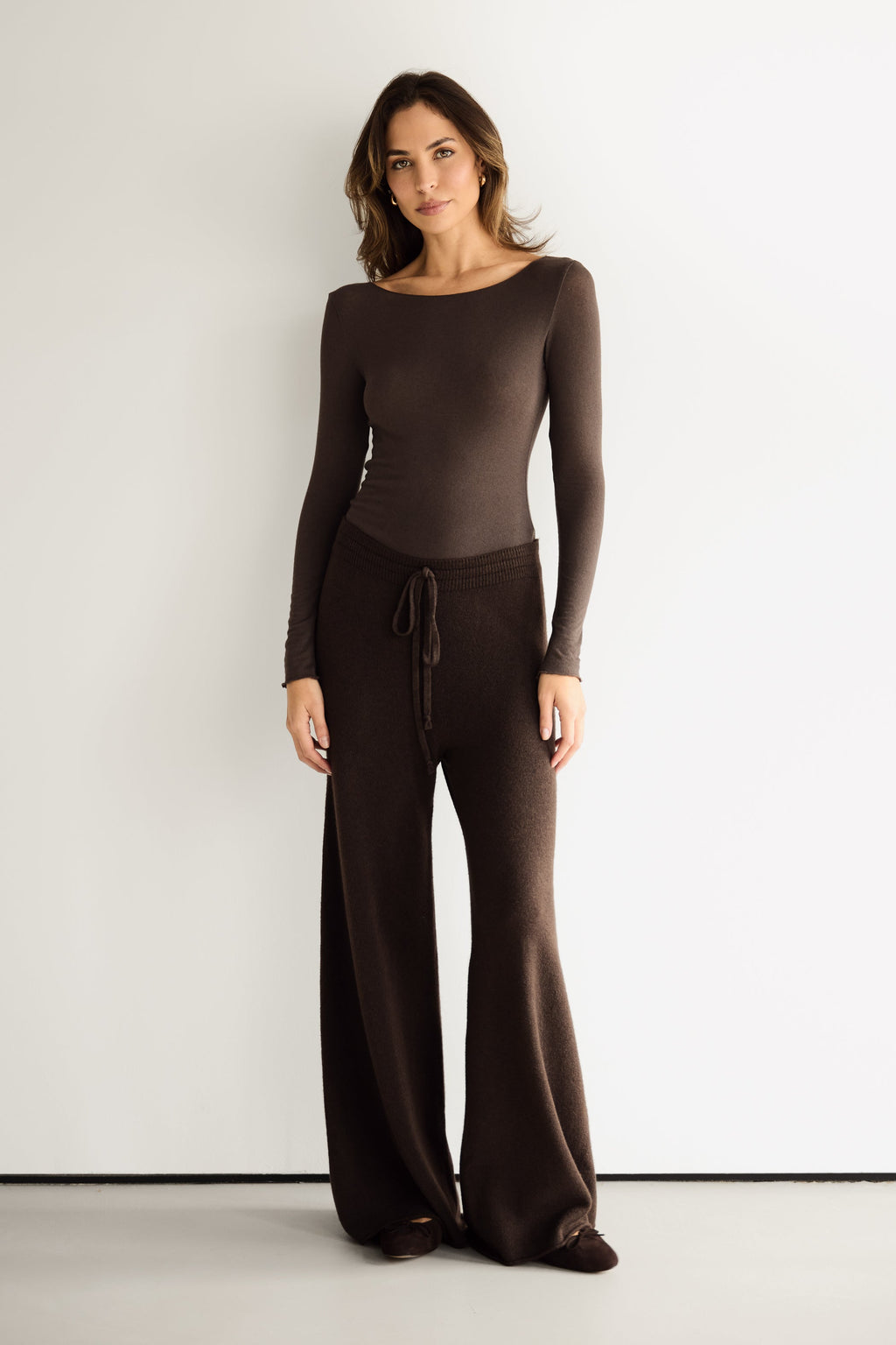 Relaxed Pants | Espresso Brown