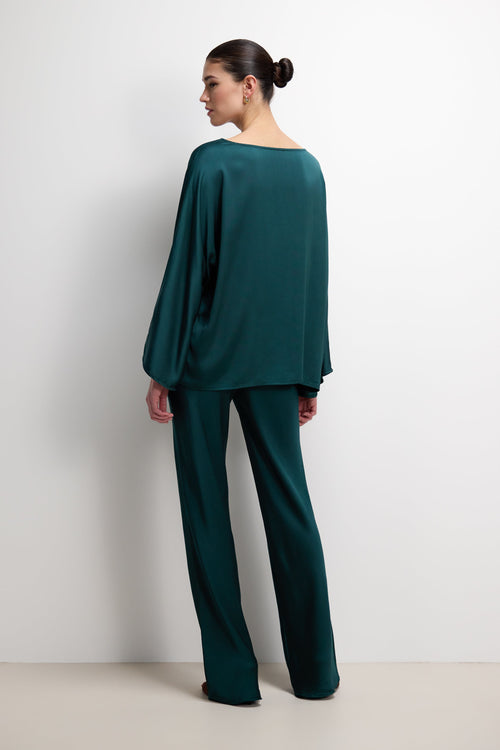 Arlet Wide Sleeve Boatneck | Teal
