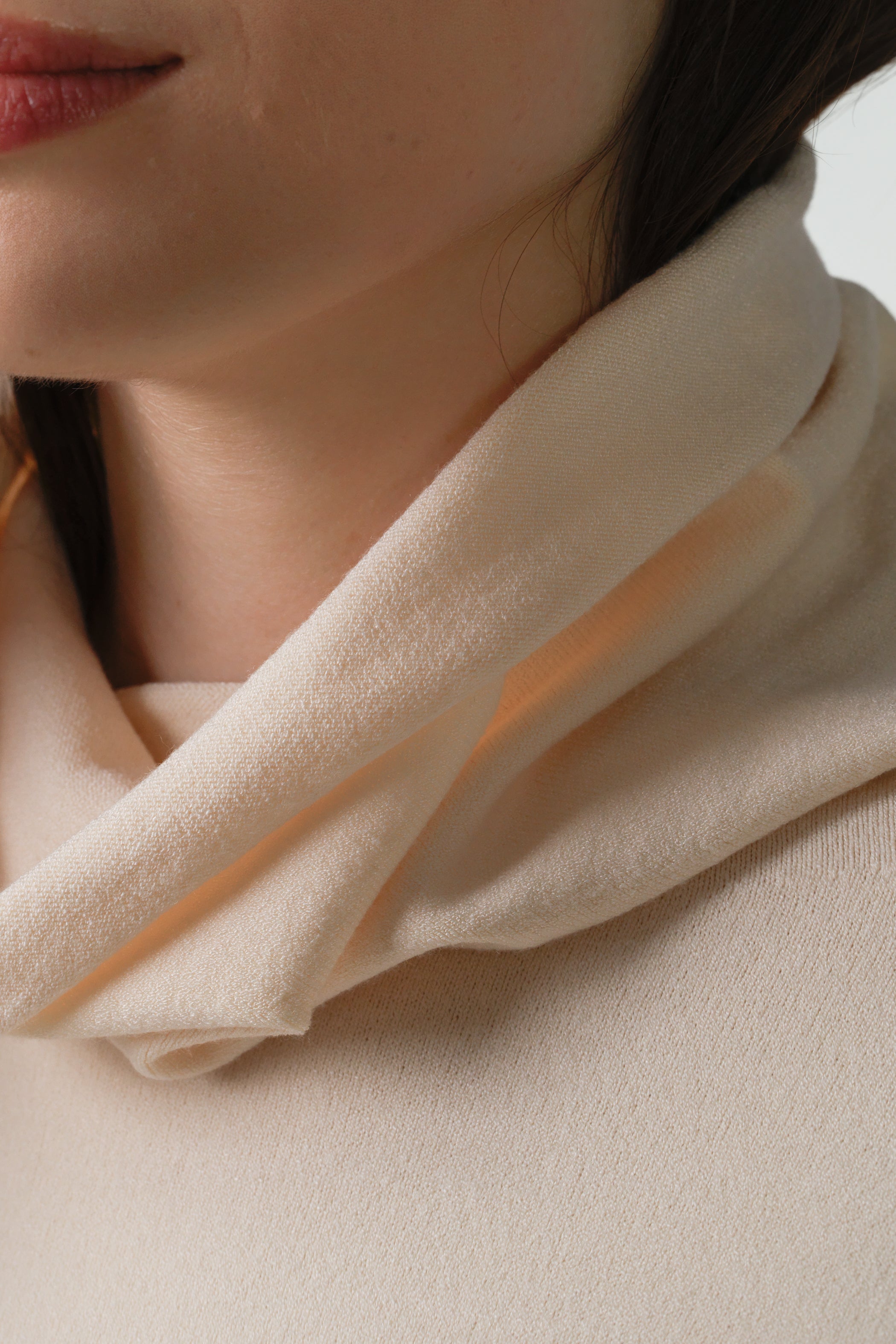 Kaia Roll Neck | Cream | Fine Knit