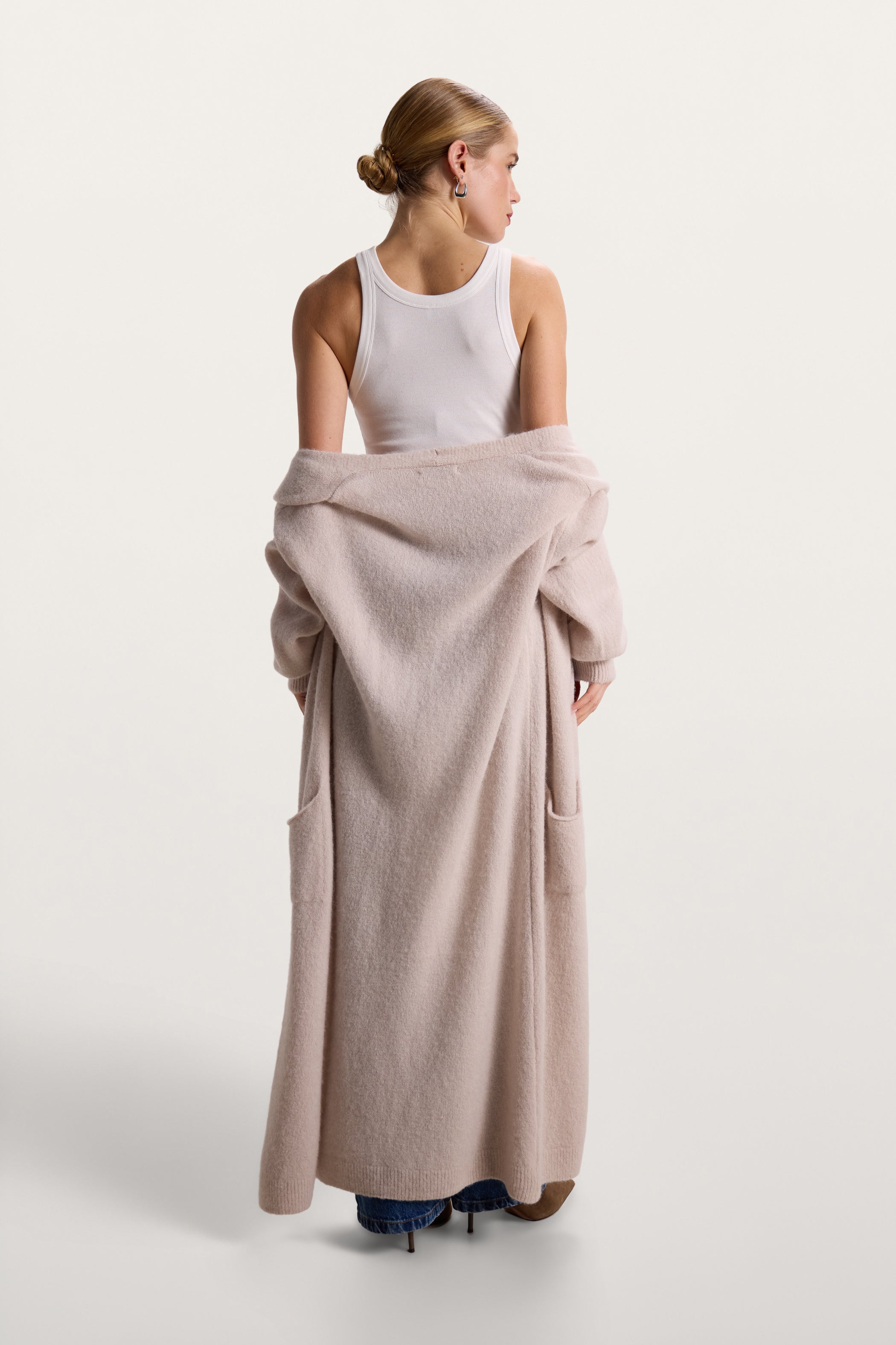 Yasmin Open Cardigan | Beige | Alpaca Blend